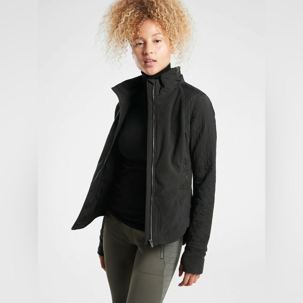 Athleta | Cold Front Hybrid Jacket Black Size M
